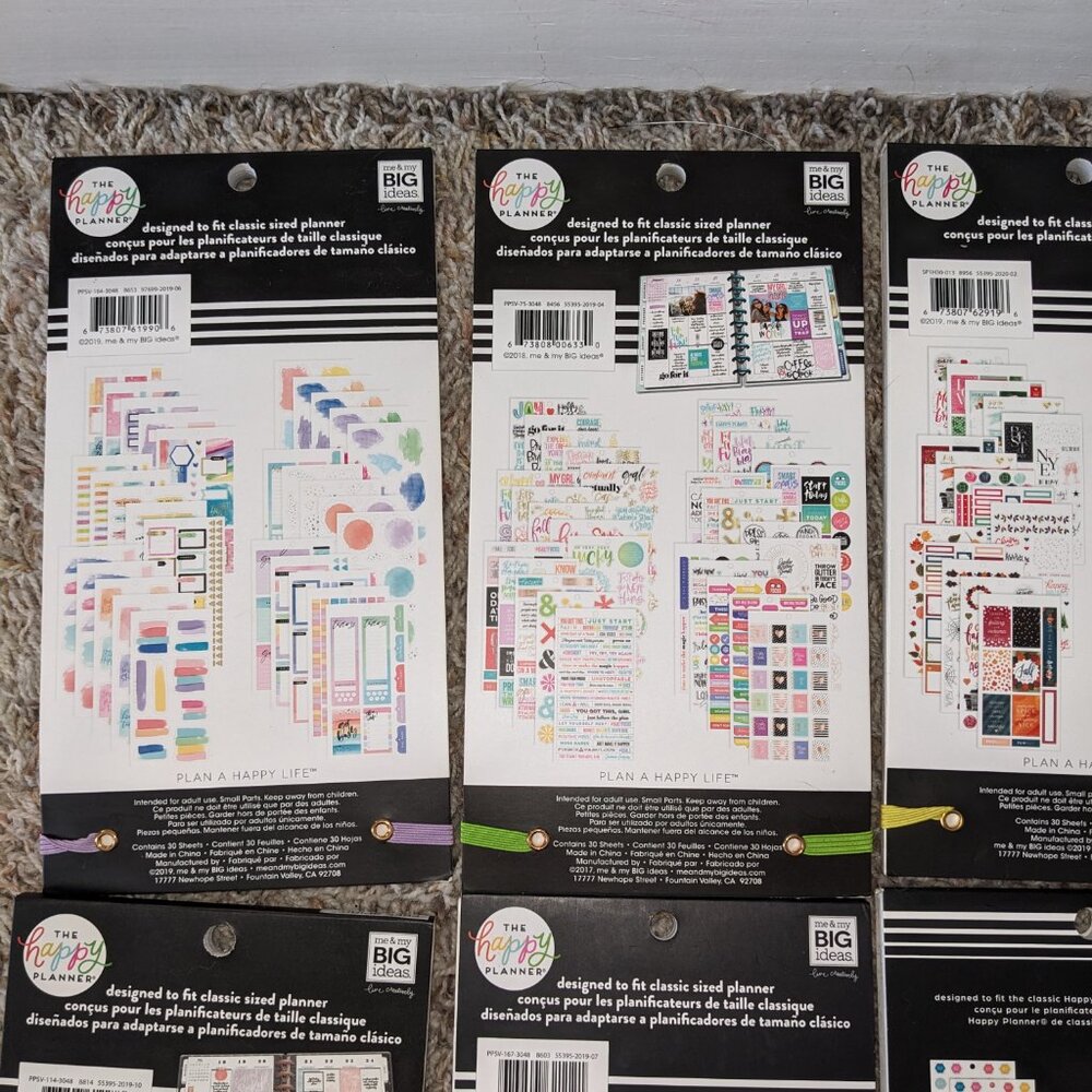 The Happy Planner Sticker Books - Set of 9 (New & Used) - Picture 7 of 11